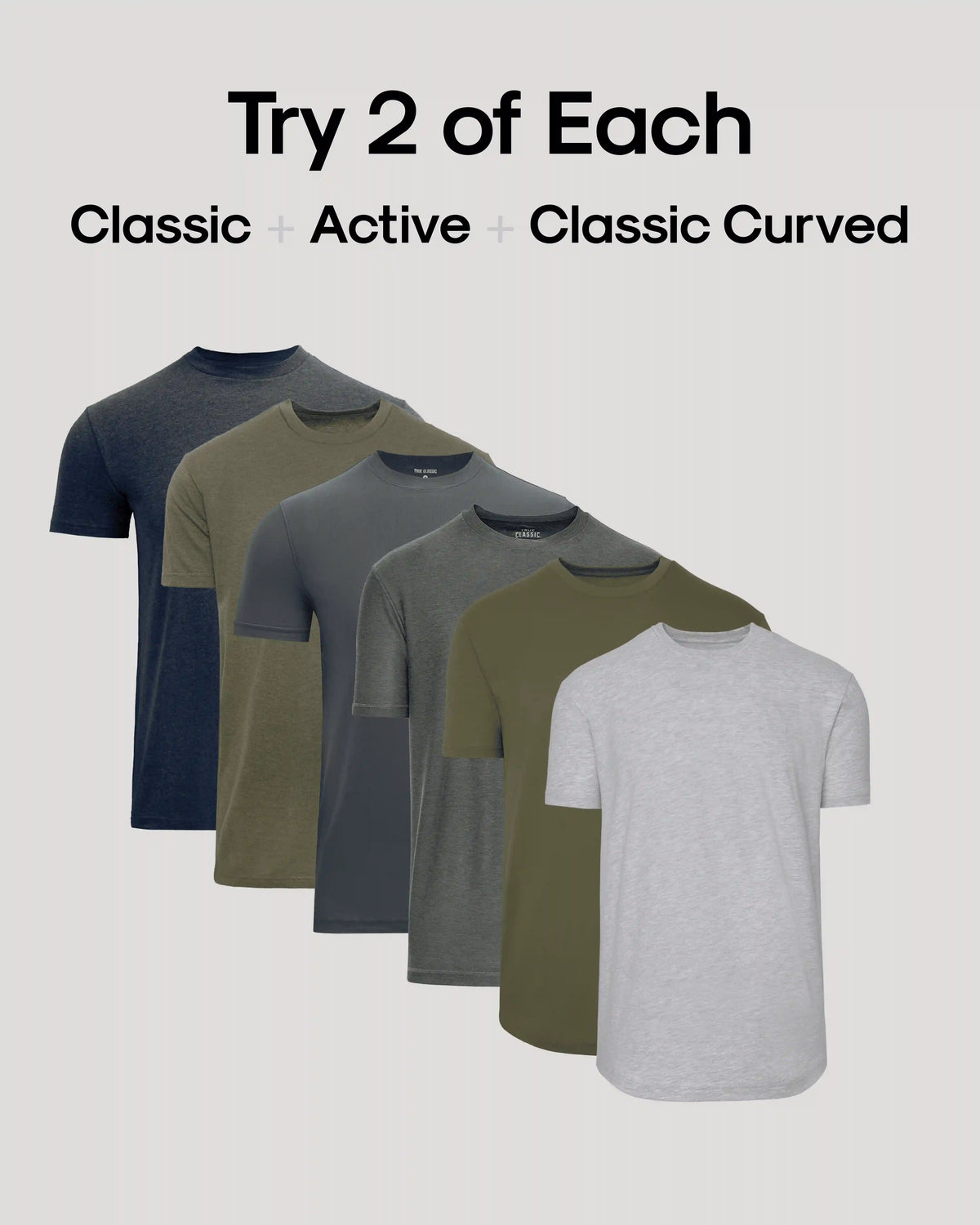 Crews Variety: Classic, Active, & Classic Curved 6-Pack